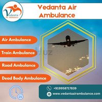 Pick an Air Ambulance with a Specialist Medical Crew in Kolkata via Vedanta - 1