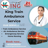 King Train Ambulance in Bhopal is ready to provide care during the journey