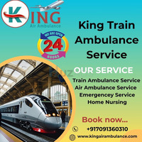 Use King Train Ambulance for better patient care in Raipur
