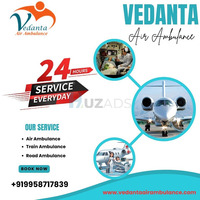 Book a Top-level Air Ambulance at an Economical Cost in Kolkata via Vedanta - 1