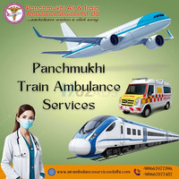 Panchmukhi Train Ambulance in Kolkata provides specialized assistance for patients requiring care - 1