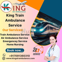 King in its Train Ambulance in Jamshedpur ensures that the transit is completed at their end