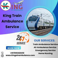 King in its Train Ambulance in Siliguri takes every activity seriously