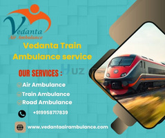 Choose Vedanta Train Ambulance Services in Varanasi to transfer the patient on time and quickly
