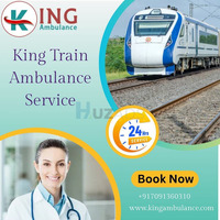 Patients are safely guided by King Train Ambulance in Indore