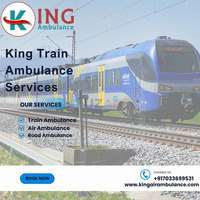 King Train Ambulance in Kolkata Offers Continuous Assistance at Lower Expenses