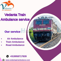 Vedanta Train Ambulance in Delhi provides a Top-Notch Transfer Service - 1