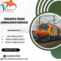 Vedanta Train Ambulance Services in Mumbai is an efficient and transferable transportation - 1