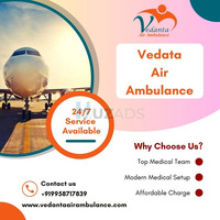 Select Trusted Air Ambulance with Unique Medical System in Kolkata - 1
