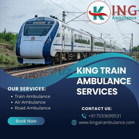 Select King Train Ambulance in Patna for Secure and Cost-Effective Patient Transfers - 1