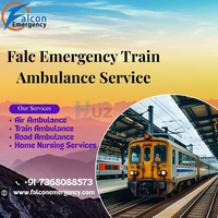 Select the Falc Emergency Train Ambulance Service in Patna for secure and cutting-edge medical tools - 1