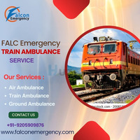 Falc Emergency Train Ambulance in Guwahati promises reliable transportation