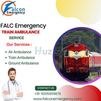 Choose the Falc Emergency Train Ambulance Service in Mumbai that has qualified medical assistants