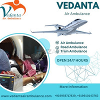 Utilise Vedanta Air Ambulance Service in Jamshedpur with a Cardiac Monitor at Low-fare - 1