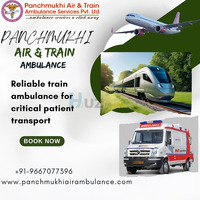 Book Panchmukhi Train Ambulance Services in Delhi to transfer your critical patient - 1
