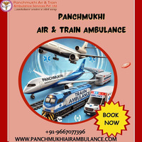 Reserve Panchmukhi Train Ambulance Services in Guwahati for the rapid transfer - 1