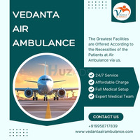 Use Credible Air Ambulance with Perfect Medical Amenities from Muzaffarpur