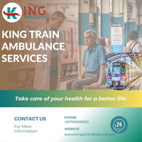 King Train Ambulance in Kolkata Ensures Timely Patient Transportation