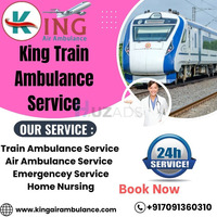 King Train Ambulance in Varanasi Provides a Medical for Patients during the Journey