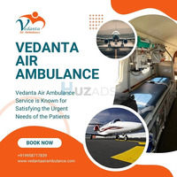 Lowest Charge Air Ambulance with Superb Medical Care from Patna via Vedanta - 1