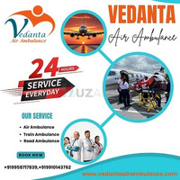 Hire Vedanta Air Ambulance Service in Bikaner with the World's best Ventilator Facility - 1