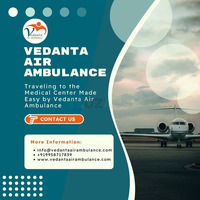 Spectacular Air Ambulance with Trusted Medical Care in Coimbatore via Vedanta