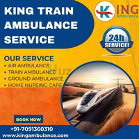 Book Now King Train Ambulance in Delhi for Safe Transport Your Patient - 1