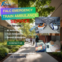Book Falc Emergency Train Ambulance in Kolkata for low-charge Patient Transit - 1