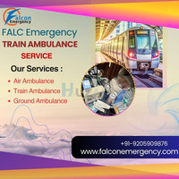Get Timely arrival at your location by using Falc Emergency Train Ambulance in Mumbai - 1