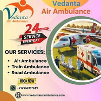 Get Vedanta Air Ambulance Service in Raipur with Advanced Medical Service at Lowest Charge