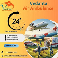 Get Splendid Vedanta Air Ambulance Service in Dibrugarh for Patient Transfer Service at Low-fare
