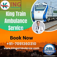 Select Problem-Free King Train Ambulance in Guwahati with Good Treatment Your Patient - 1
