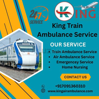 King Train Ambulance in Ranchi Offers Options to Families on-Track Transfer