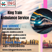 Choose Hassle-Free King Train Ambulance with Best Treatment for Your Patient in Delhi