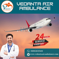 Utilize an Air Ambulance with Excellent Medical Amenities in Guwahati via Vedanta