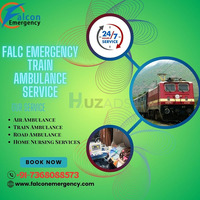 Select the Falc Emergency Train Ambulance in Delhi for good treatment of the patient