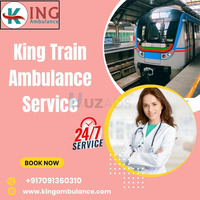 Book King Train Ambulance in Allahabad is a safe option for hospitalization in critical condition