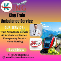King Train Ambulance in Guwahati provides shifts in a cordial and competent manner