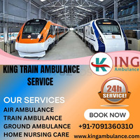Now Select King Train Ambulance in Patna to Transportation Your Injured Patient - 1