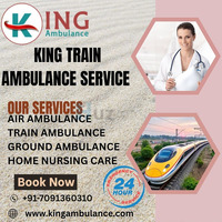 Choose King Train Ambulance Services in Ranchi with the support team of highly trained doctors