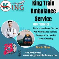 King Train Ambulance in Delhi works directly according to your schedule - 1