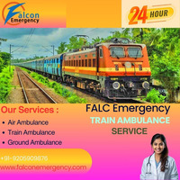 Falc Emergency Train Ambulance in Bangalore Endue Confirmed Train Seat Slots