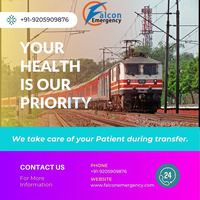 Falc Emergency Train Ambulance in Delhi provides Professed Perform Till Permeation