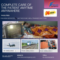 Planned Coordination is used to help patients in Falc Emergency in Patna in its Ambulance - 1