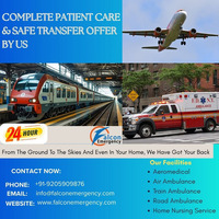 The Falc Emergency Train Ambulance in Ranchi offers Trouble-free Transit - 1