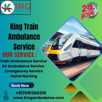 King Train Ambulance in Allahabad carries patients Easily Transfer