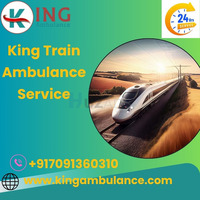 King provides fully supervised transportation in Jabalpur by its train ambulance