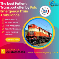 Falc Emergency Train Ambulance in Guwahati Offers Transition for Patients Across Cities - 1