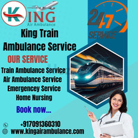King Train Ambulance in Jabalpur Facilitates Inter-Hospital Transit   with its