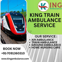 King Train Ambulance Service Provide Proper Medical Care Team in Guwahati - 1